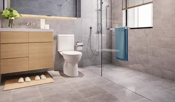 Bathroom tile installation in Summerlin, NV