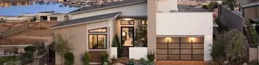 Representative newer builder-grade home upgraded with custom interior finishes