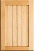 Slab style kitchen cabinet door