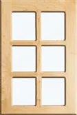 Raised panel kitchen cabinet door