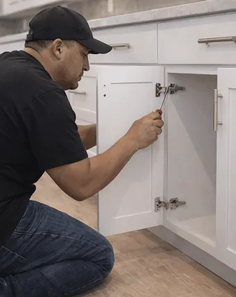Las Vegas kitchen remodel adjustment with layout, surfaces, and finish coordination